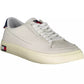 Eco-Conscious White Sneakers with Logo Detail