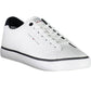 Eco-conscious White Sneakers with Logo Detail