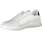 Eco-Conscious White Sneakers with Logo Accent
