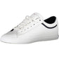 Timeless White Sneakers with Embroidered Details