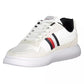 Sleek White Sneakers with Contrasting Accents