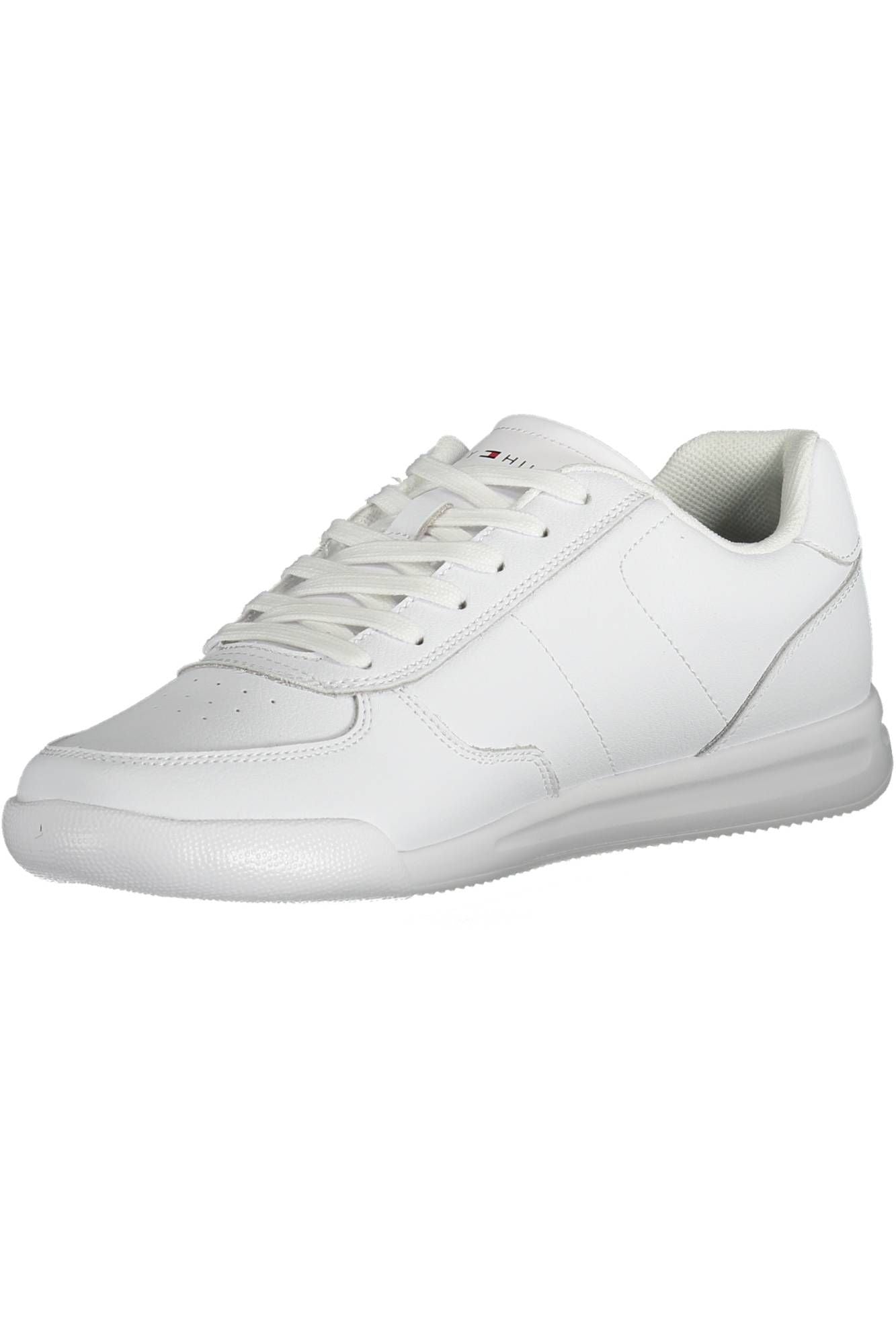 Sporty Lace-Up Sneakers with Contrasting Logo