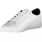 Sleek White Sneakers with Contrasting Accents