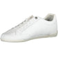 Eco-Conscious White Sneakers with Logo Detail