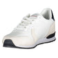 White Polyester Sneaker
