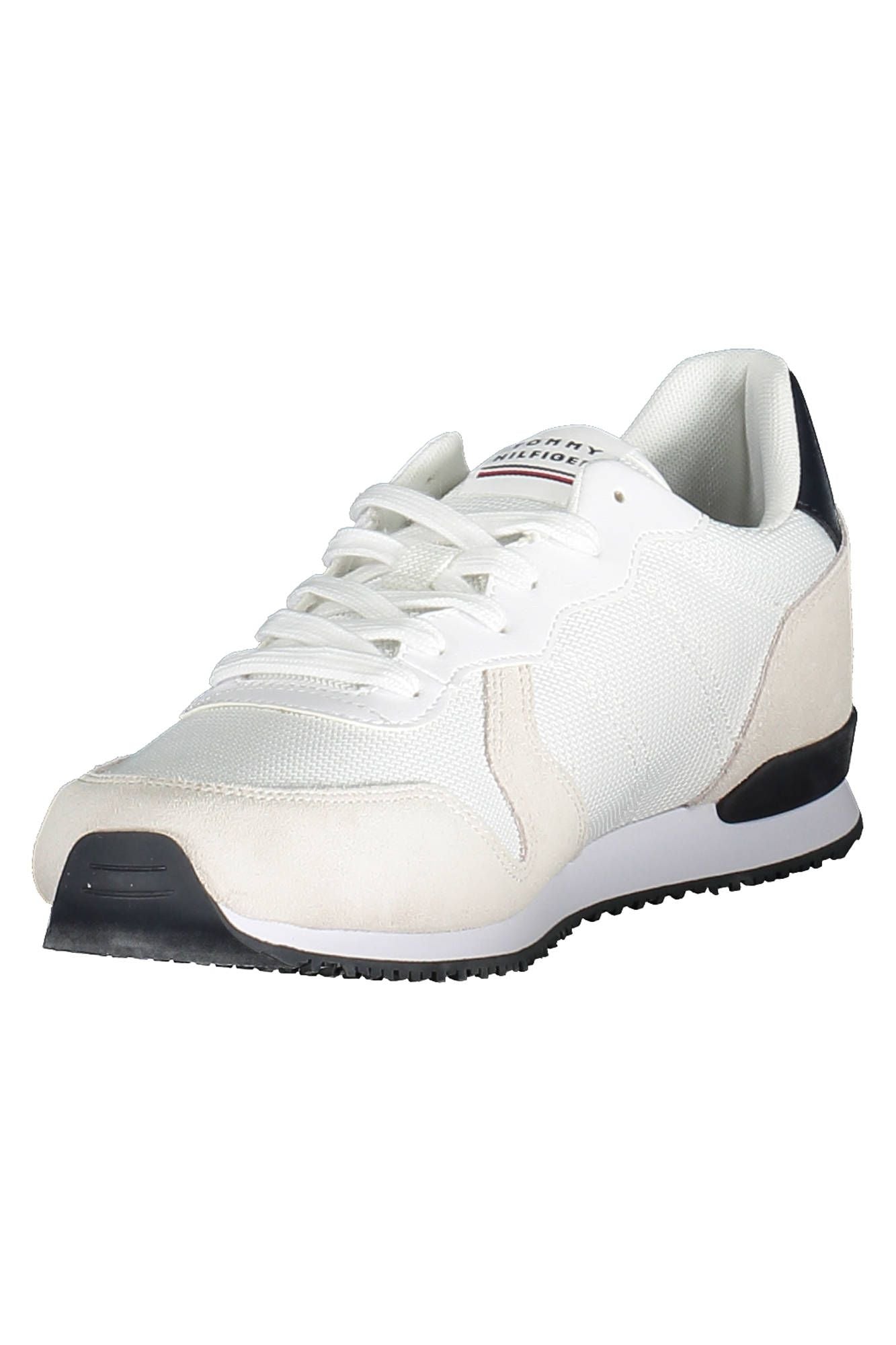 White Polyester Sneaker