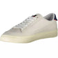 Eco-Conscious White Sneakers with Logo Detail