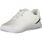 Sleek White Lace-up Sports Sneakers