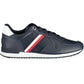 Eco-Conscious Blue Sneakers with Contrasting Accents