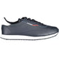 Eco-Conscious Blue Sneaker with Contrasting Details