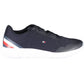 Sleek Blue Sneakers with Contrast Accents