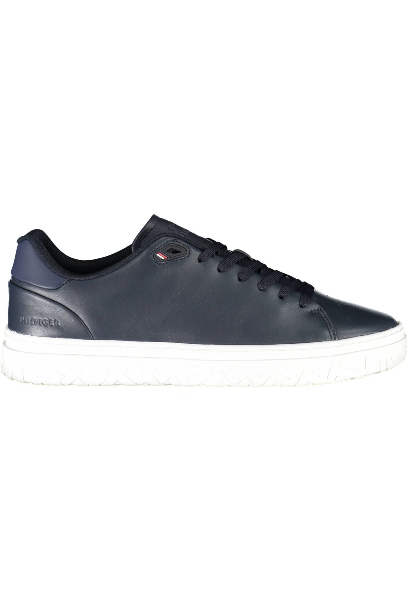 Eco-Friendly Blue Sneakers with Logo Accent