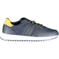 Sleek Blue Sneakers with Contrasting Sole