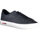 Eco-Conscious Blue Sneakers with Logo Detail