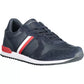 Eco-Conscious Blue Lace-up Sneakers