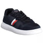 Sophisticated Blue Lace-Up Sneakers