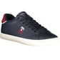 Sleek Blue Lace-Up Athletic Sneakers