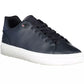 Eco-Conscious Blue Sneakers with Logo Accent