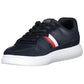 Sleek Blue Lace-Up Sports Sneakers