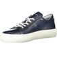 Elevated Leather Sneakers with Contrast Details