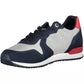 Eco-Conscious Blue Sneakers with Logo Detail