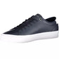 Elegant Blue Lace-Up Sneakers with Logo Detail