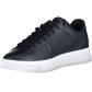 Sleek Blue Sneakers with Iconic Contrast Detail
