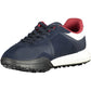 Eco-Conscious Lace-Up Sneakers in Blue