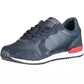 Eco-Conscious Blue Lace-up Sneakers