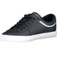 Eco-Conscious Blue Sneakers with Embroidered Logo