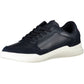 Eco-Friendly Blue Lace-Up Sports Sneakers