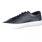 Sleek Blue Lace-Up Sports Sneakers