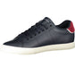 Sleek Blue Lace-Up Athletic Sneakers