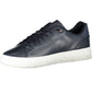 Eco-Friendly Blue Sneakers with Logo Accent