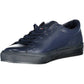 Sleek Blue Lace-Up Sports Sneakers