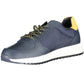 Sleek Blue Sneakers with Contrasting Sole