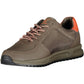 Contemporary Brown Synthetic Sneakers
