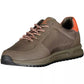 Chic Brown Lace-Up Casual Sneakers
