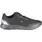 Elevated Black Sports Sneakers with Logo Detail