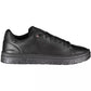Eco-Conscious Black Sneakers with Logo Detail