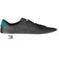Sleek Black Sports Sneakers with Eco-Conscious Design