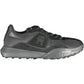Sleek Black Sports Sneakers with Contrast Detail