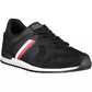 Sleek Black Sports Sneakers with Contrasting Accents