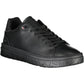 Sleek Black Sneakers with Contrasting Details
