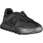 Sleek Black Sports Sneakers with Contrast Detail