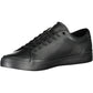 Eco-Conscious Black Lace-Up Sneakers with Logo
