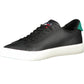Sleek Black Sports Sneakers with Eco-Conscious Design