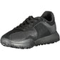 Sleek Black Sports Sneakers with Contrast Detail
