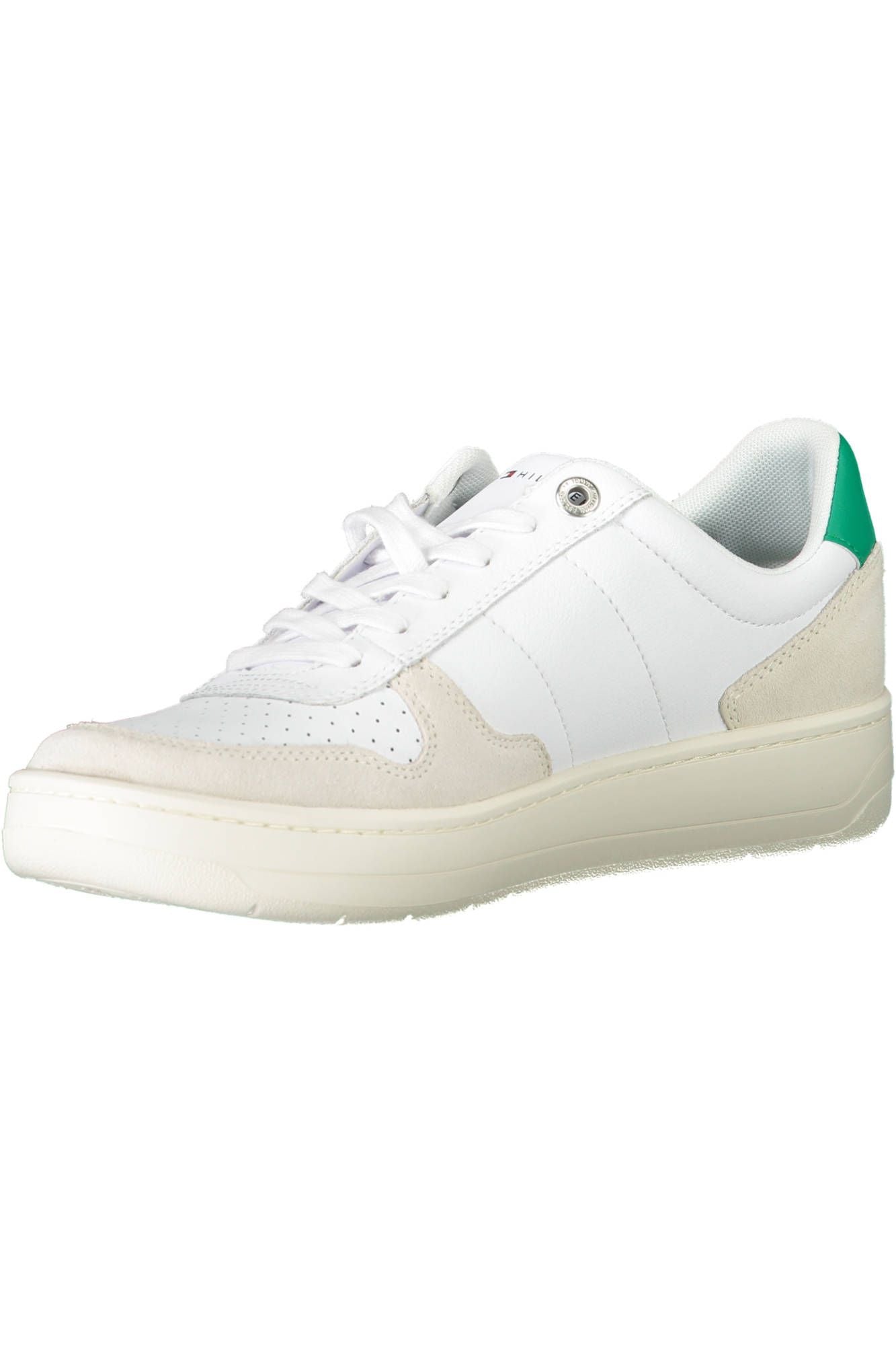 Sleek Green Lace-Up Sports Sneakers