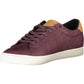 Sleek Purple Lace-Up Sports Sneakers